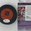 Gordie Howe Autographed Hartford Whalers Logo Puck - Image 2