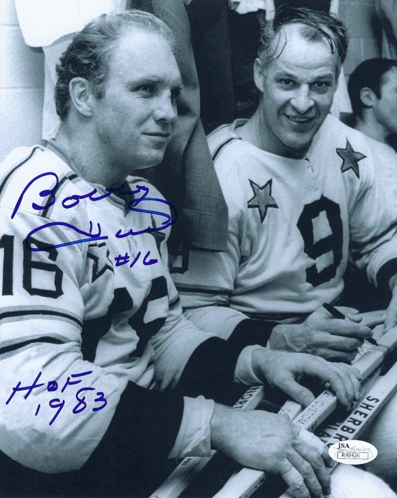 Bobby Hull Autographed Stanley Cup Photo - Chicago Blackhawks Hockey Memorabilia 8x10
