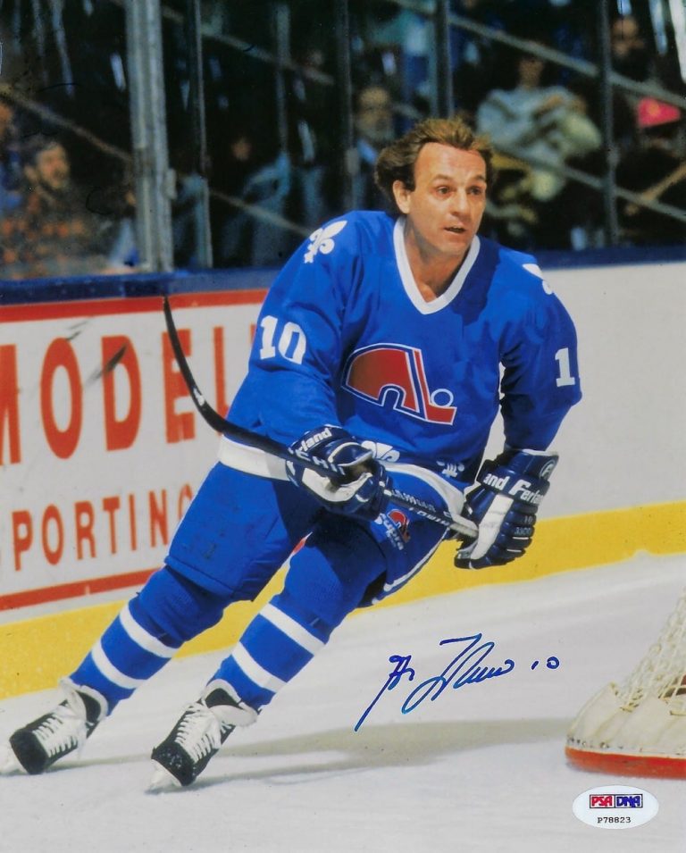 Guy Lafleur Autographed Quebec Nordiques 8×10 Photo House of Hockey