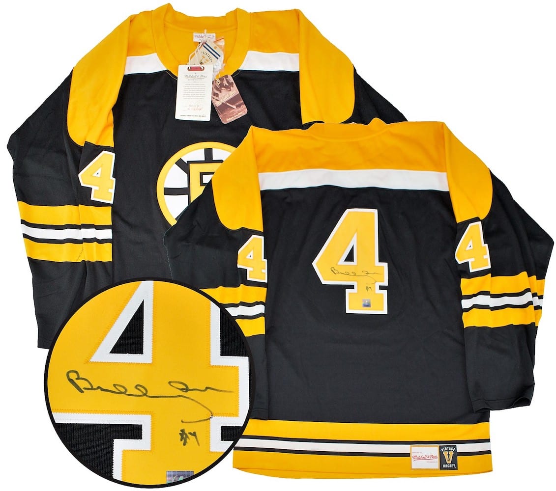 Bobby Orr Autographed Boston Bruins Mitchell & Ness Vintage Jersey