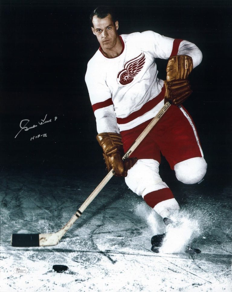 Gordie Howe Autographed Detroit Red Wings 8Ã10 Photo â House of Hockey