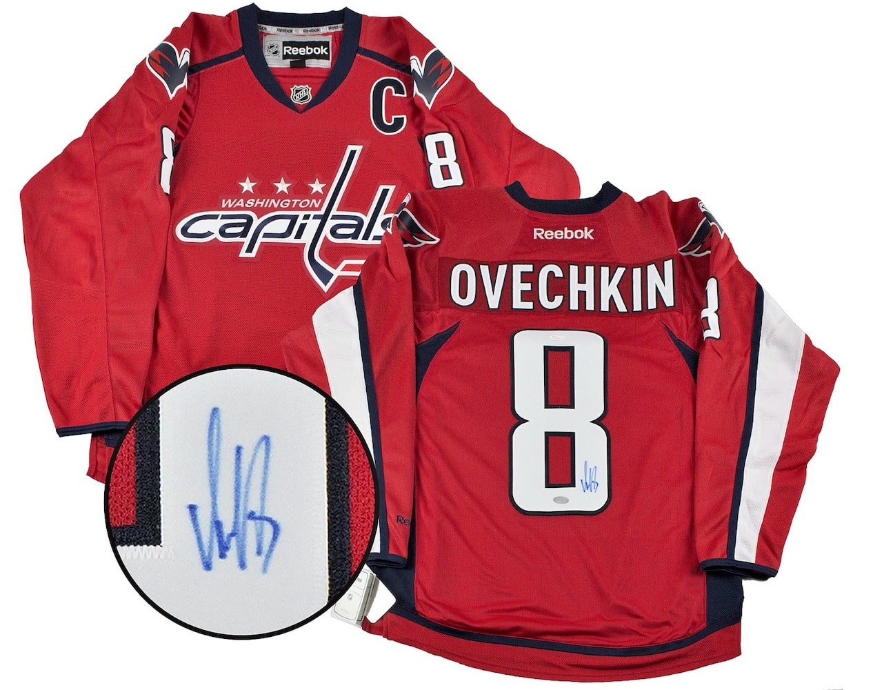 Alex Ovechkin #8 Washington Capitals Black Alternate Jersey – Men's Stitched NHL