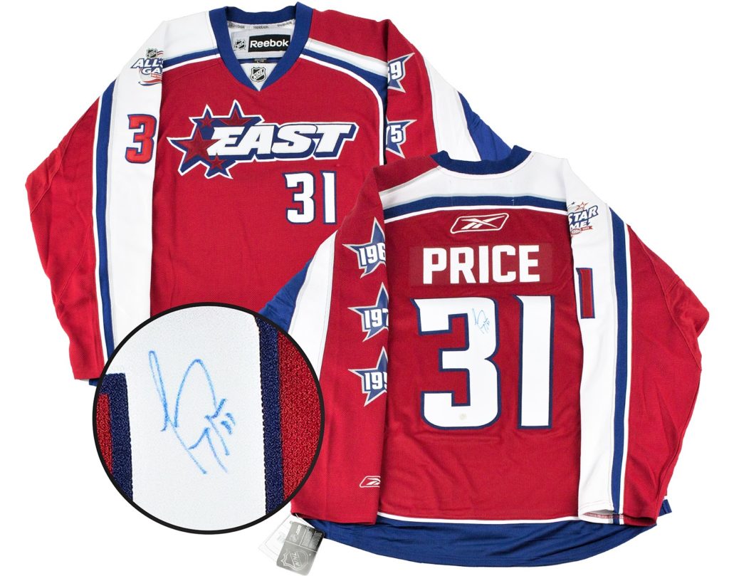 Carey price autographed jersey Clearance